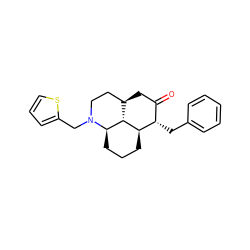 O=C1C[C@@H]2CCN(Cc3cccs3)[C@@H]3CCC[C@H]([C@H]1Cc1ccccc1)[C@@H]23 ZINC001772635073