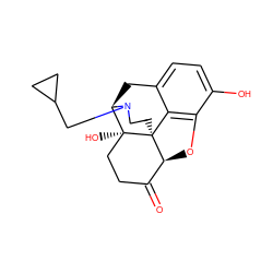 O=C1CC[C@@]2(O)[C@H]3Cc4ccc(O)c5c4[C@@]2(CCN3CC2CC2)[C@H]1O5 ZINC000000001773