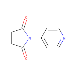 O=C1CCC(=O)N1c1ccncc1 ZINC000028167322