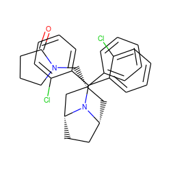 O=C1CCCN1C[C@]1(c2ccccc2)C[C@@H]2CC[C@H](C1)N2C(c1ccccc1Cl)c1ccccc1Cl ZINC000299819520