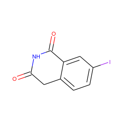 O=C1Cc2ccc(I)cc2C(=O)N1 ZINC000095761133