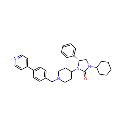 O=C1N(C2CCCCC2)C[C@@H](c2ccccc2)N1C1CCN(Cc2ccc(-c3ccncc3)cc2)CC1 ZINC000096285433