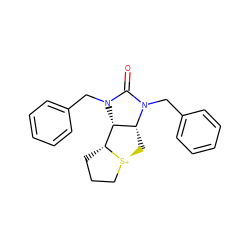 O=C1N(Cc2ccccc2)[C@@H]2C[S@@+]3CCC[C@@H]3[C@@H]2N1Cc1ccccc1 ZINC000003831583