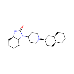 O=C1N[C@@H]2CCCC[C@H]2N1C1CCN([C@@H]2CC[C@@H]3CCCC[C@@H]3C2)CC1 ZINC000034281875