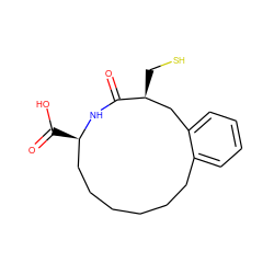 O=C1N[C@H](C(=O)O)CCCCCCc2ccccc2C[C@@H]1CS ZINC000013760965