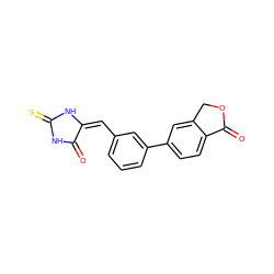 O=C1NC(=S)N/C1=C/c1cccc(-c2ccc3c(c2)COC3=O)c1 ZINC000101463984