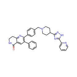 O=C1NCCc2nc(-c3ccc(CN4CCC(c5n[nH]c(-c6ccccn6)n5)CC4)cc3)c(-c3ccccc3)cc21 ZINC000044304974