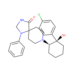 O=C1NCN(c2ccccc2)C12CCN([C@@H]1CCCC[C@@]1(O)c1ccc(Cl)cc1)CC2 ZINC000028566838