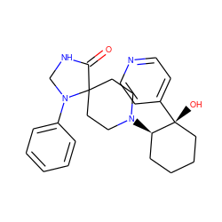 O=C1NCN(c2ccccc2)C12CCN([C@@H]1CCCC[C@@]1(O)c1ccncc1)CC2 ZINC000028563731