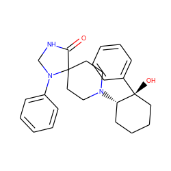 O=C1NCN(c2ccccc2)C12CCN([C@H]1CCCC[C@@]1(O)c1ccccc1)CC2 ZINC000028564304