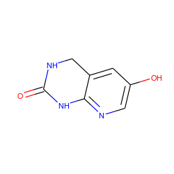 O=C1NCc2cc(O)cnc2N1 ZINC000096273211