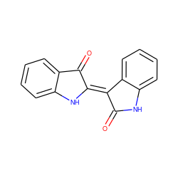 O=C1Nc2ccccc2/C1=C1/Nc2ccccc2C1=O ZINC000018825333