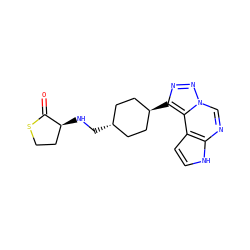 O=C1SCC[C@@H]1NC[C@H]1CC[C@H](c2nnn3cnc4[nH]ccc4c23)CC1 ZINC001772576186