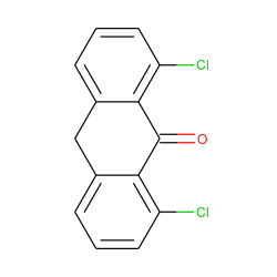 O=C1c2c(Cl)cccc2Cc2cccc(Cl)c21 ZINC000000393214