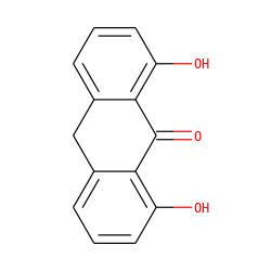 O=C1c2c(O)cccc2Cc2cccc(O)c21 ZINC000000001322