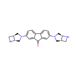 O=C1c2cc(N3C[C@@H]4CN[C@@H]4C3)ccc2-c2ccc(N3C[C@@H]4CN[C@@H]4C3)cc21 ZINC000082150087