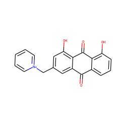 O=C1c2cccc(O)c2C(=O)c2c(O)cc(C[n+]3ccccc3)cc21 ZINC000095591193