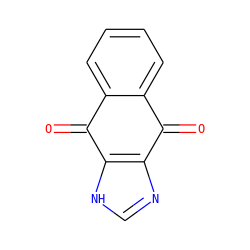 O=C1c2ccccc2C(=O)c2[nH]cnc21 ZINC000001653222