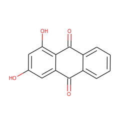 O=C1c2ccccc2C(=O)c2c(O)cc(O)cc21 ZINC000013481200