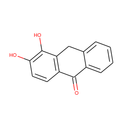 O=C1c2ccccc2Cc2c1ccc(O)c2O ZINC000013606495