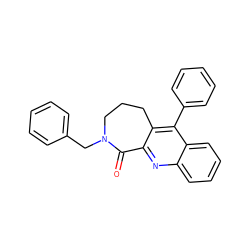 O=C1c2nc3ccccc3c(-c3ccccc3)c2CCCN1Cc1ccccc1 ZINC000013765033