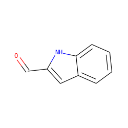 O=Cc1cc2ccccc2[nH]1 ZINC000004100123