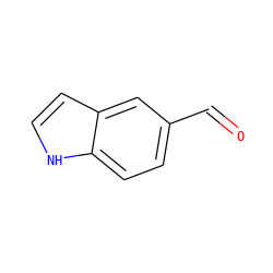 O=Cc1ccc2[nH]ccc2c1 ZINC000002389301