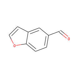 O=Cc1ccc2occc2c1 ZINC000000158634