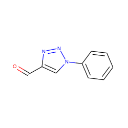 O=Cc1cn(-c2ccccc2)nn1 ZINC000001391277