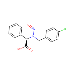 O=NN(Cc1ccc(Cl)cc1)[C@@H](C(=O)O)c1ccccc1 ZINC000031772134