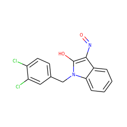 O=Nc1c(O)n(Cc2ccc(Cl)c(Cl)c2)c2ccccc12 ZINC000101902467