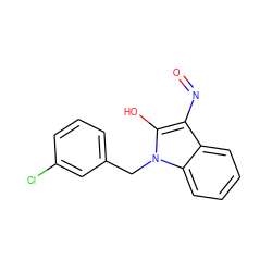 O=Nc1c(O)n(Cc2cccc(Cl)c2)c2ccccc12 ZINC000101628506