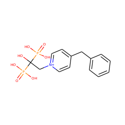 O=P(O)(O)C(O)(C[n+]1ccc(Cc2ccccc2)cc1)P(=O)(O)O ZINC000013643055