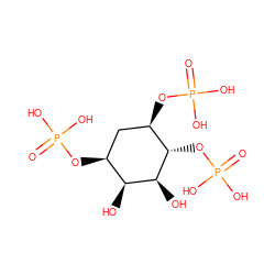 O=P(O)(O)O[C@H]1C[C@@H](OP(=O)(O)O)[C@H](OP(=O)(O)O)[C@@H](O)[C@H]1O ZINC000013551853