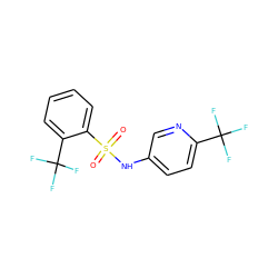 O=S(=O)(Nc1ccc(C(F)(F)F)nc1)c1ccccc1C(F)(F)F ZINC000121179910