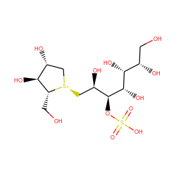 O=S(=O)(O)O[C@@H]([C@H](O)C[S@+]1C[C@@H](O)[C@H](O)[C@H]1CO)[C@@H](O)[C@H](O)[C@@H](O)CO ZINC000071329081