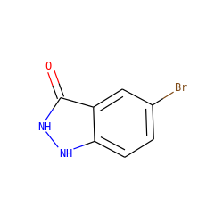O=c1[nH][nH]c2ccc(Br)cc12 ZINC000014983563