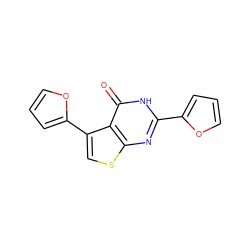 O=c1[nH]c(-c2ccco2)nc2scc(-c3ccco3)c12 ZINC000047682161