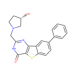 O=c1[nH]c(CN2CC[C@H](O)C2)nc2c1sc1ccc(-c3ccccc3)cc12 ZINC000045288163