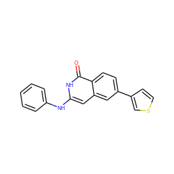 O=c1[nH]c(Nc2ccccc2)cc2cc(-c3ccsc3)ccc12 ZINC000096018443