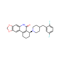 O=c1[nH]c2cc3c(cc2c2c1[C@@H](N1CCC(Cc4cc(F)ccc4F)CC1)CCC2)OCO3 ZINC000028345545