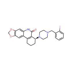 O=c1[nH]c2cc3c(cc2c2c1[C@@H](N1CCN(Cc4ccccc4I)CC1)CCC2)OCO3 ZINC000028351254