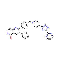 O=c1[nH]ccc2nc(-c3ccc(CN4CCC(c5n[nH]c(-c6ncccn6)n5)CC4)cc3)c(-c3ccccc3)cc12 ZINC000044305572