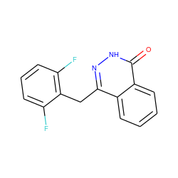 O=c1[nH]nc(Cc2c(F)cccc2F)c2ccccc12 ZINC000473113640