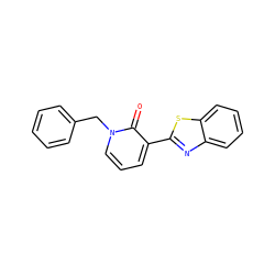 O=c1c(-c2nc3ccccc3s2)cccn1Cc1ccccc1 ZINC000001383356