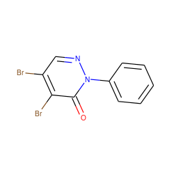 O=c1c(Br)c(Br)cnn1-c1ccccc1 ZINC000000147973