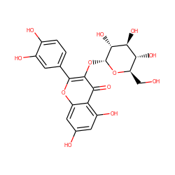 O=c1c(O[C@H]2O[C@H](CO)[C@@H](O)[C@H](O)[C@H]2O)c(-c2ccc(O)c(O)c2)oc2cc(O)cc(O)c12 ZINC000021992895