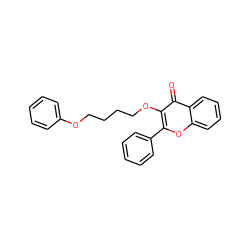 O=c1c(OCCCCOc2ccccc2)c(-c2ccccc2)oc2ccccc12 ZINC000042988926