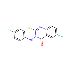 O=c1c2cc(F)ccc2nc(S)n1Nc1ccc(F)cc1 ZINC000653795179