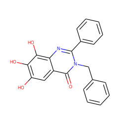 O=c1c2cc(O)c(O)c(O)c2nc(-c2ccccc2)n1Cc1ccccc1 ZINC000096285600